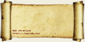 Isidora Perović vizit kartica